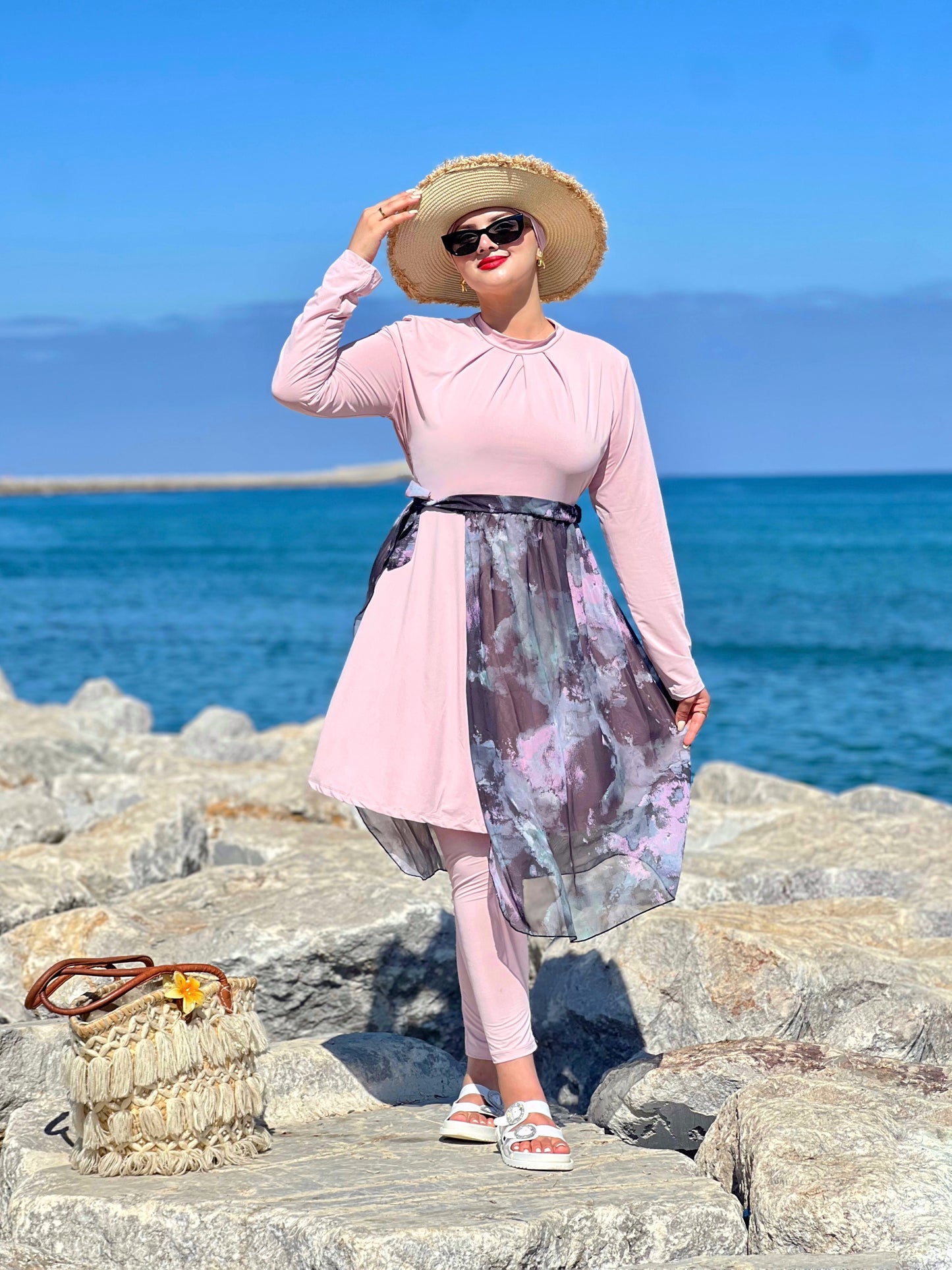 Burkini pink girl