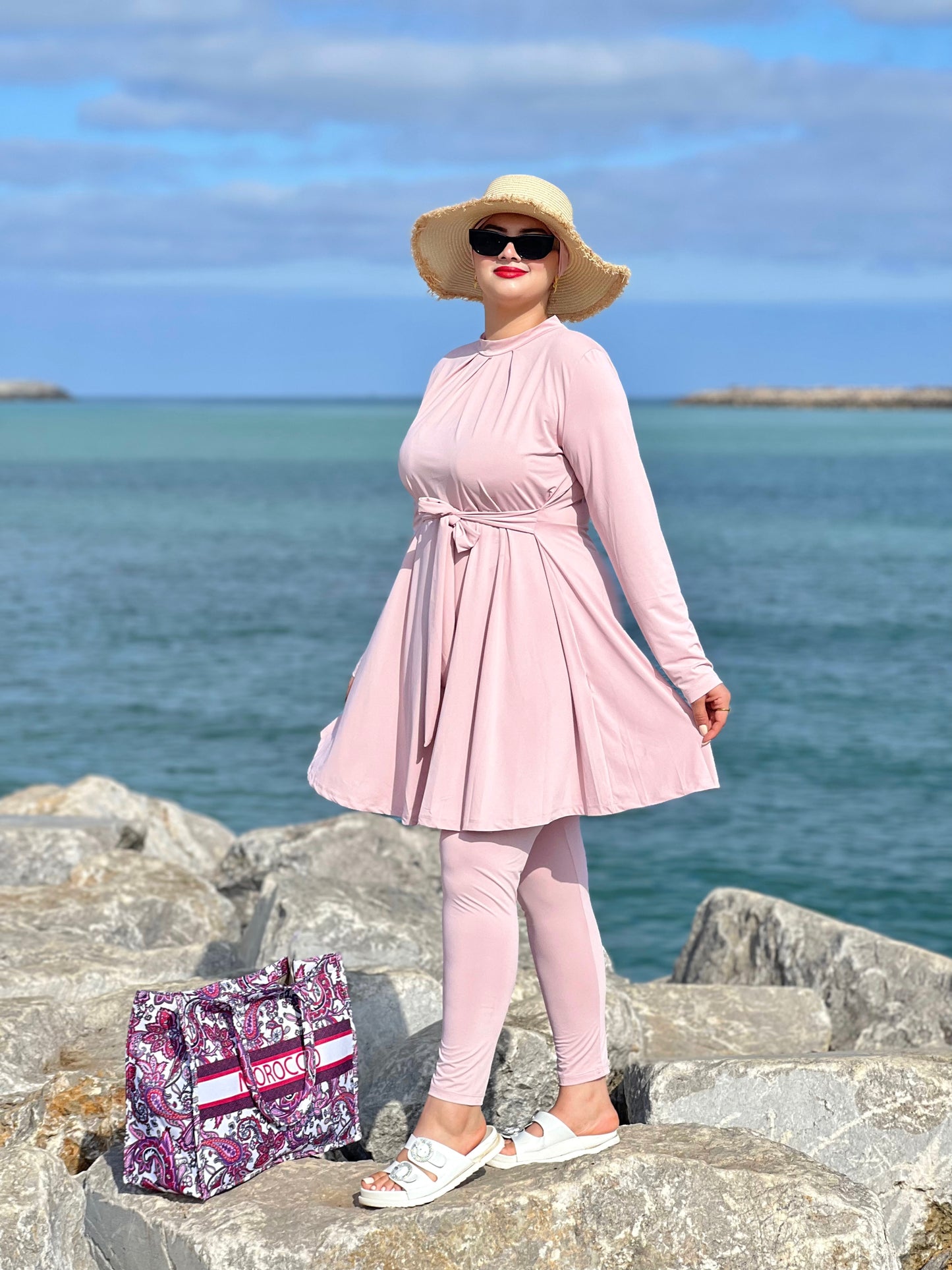 Burkini pink girl