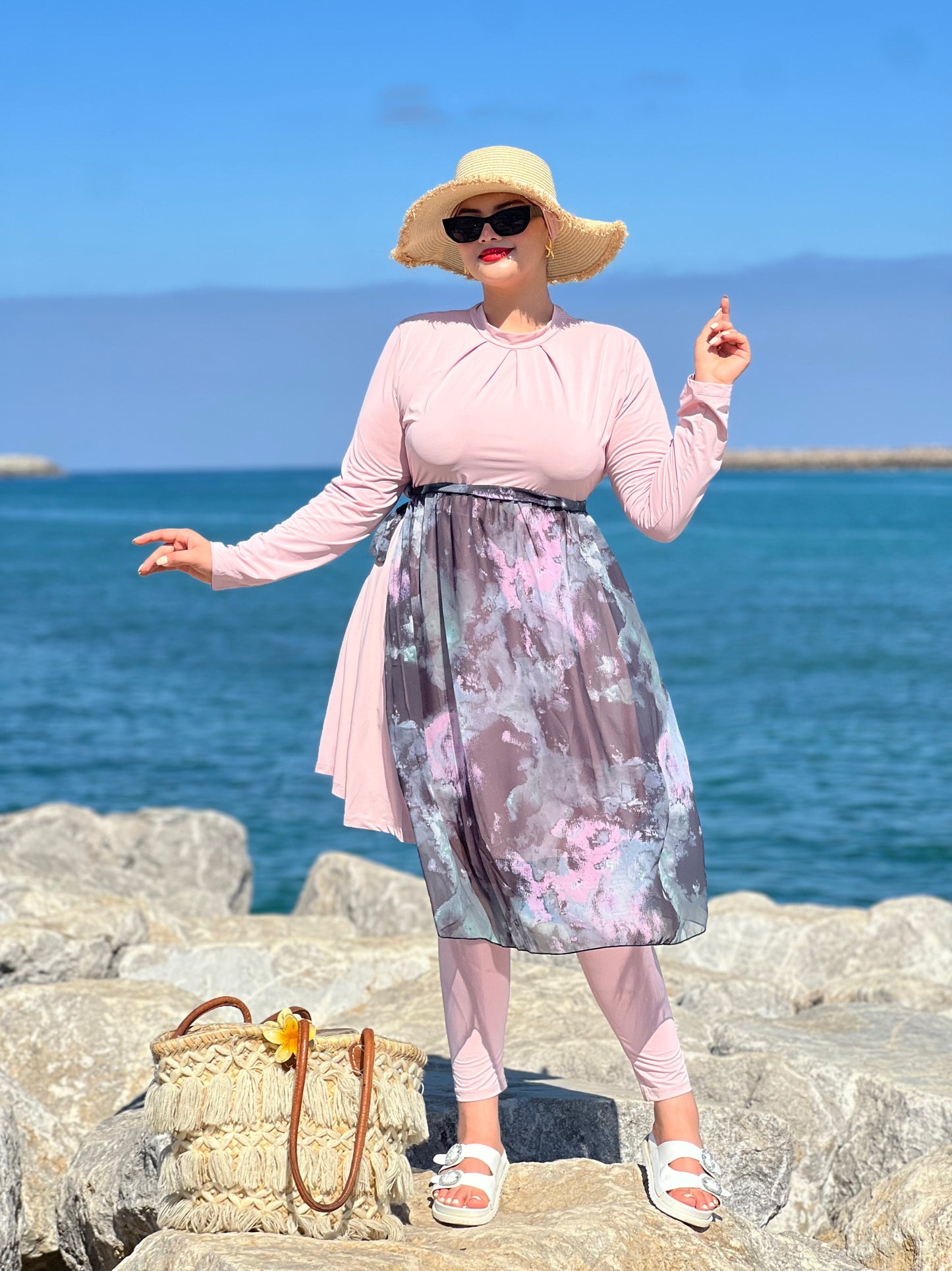 Burkini pink girl