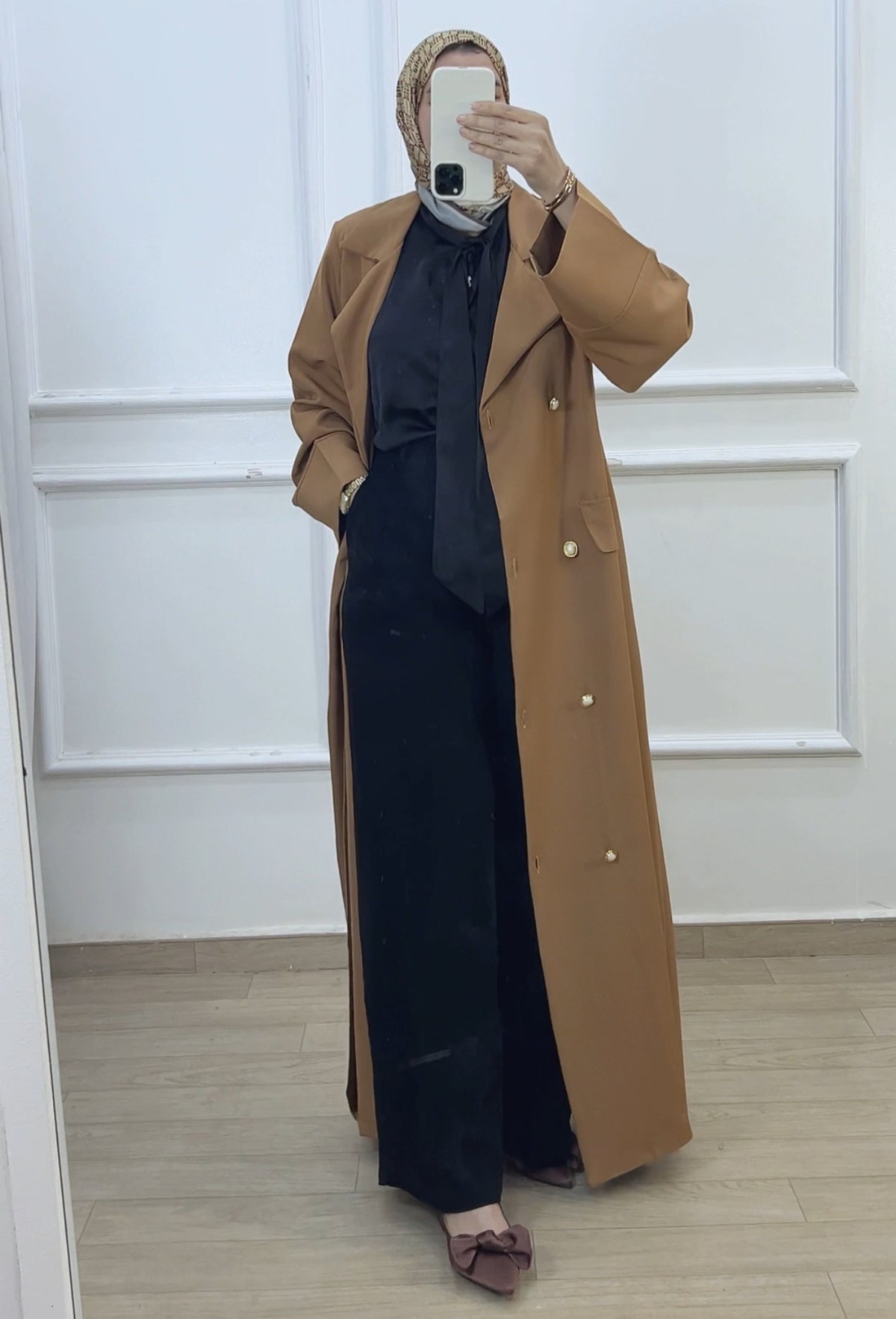 Robe Veste Layal caramel
