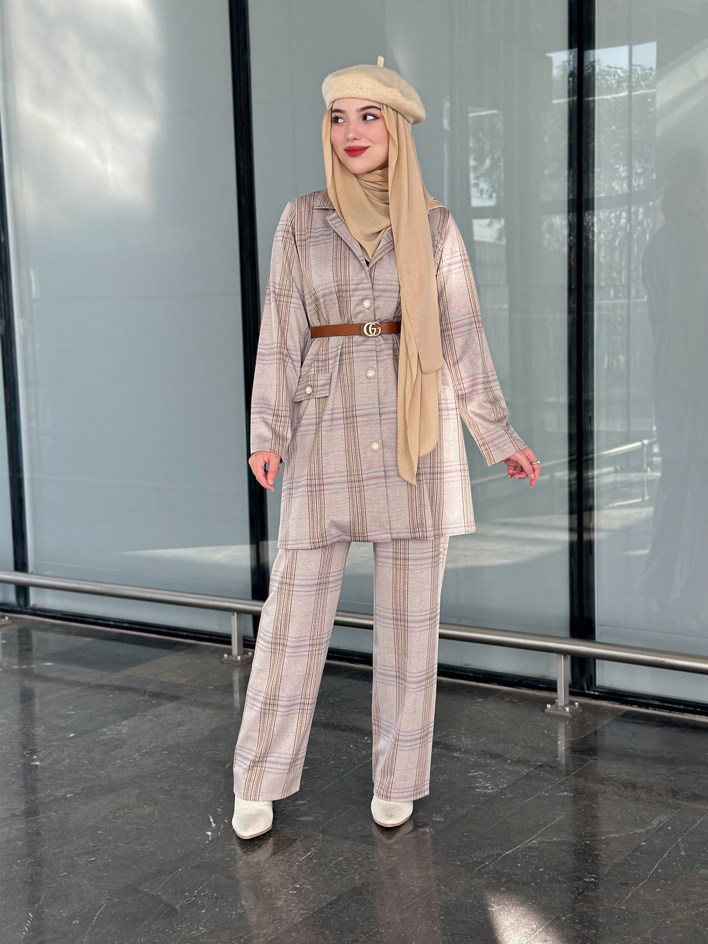 Ensemble Jinane avec ceinture