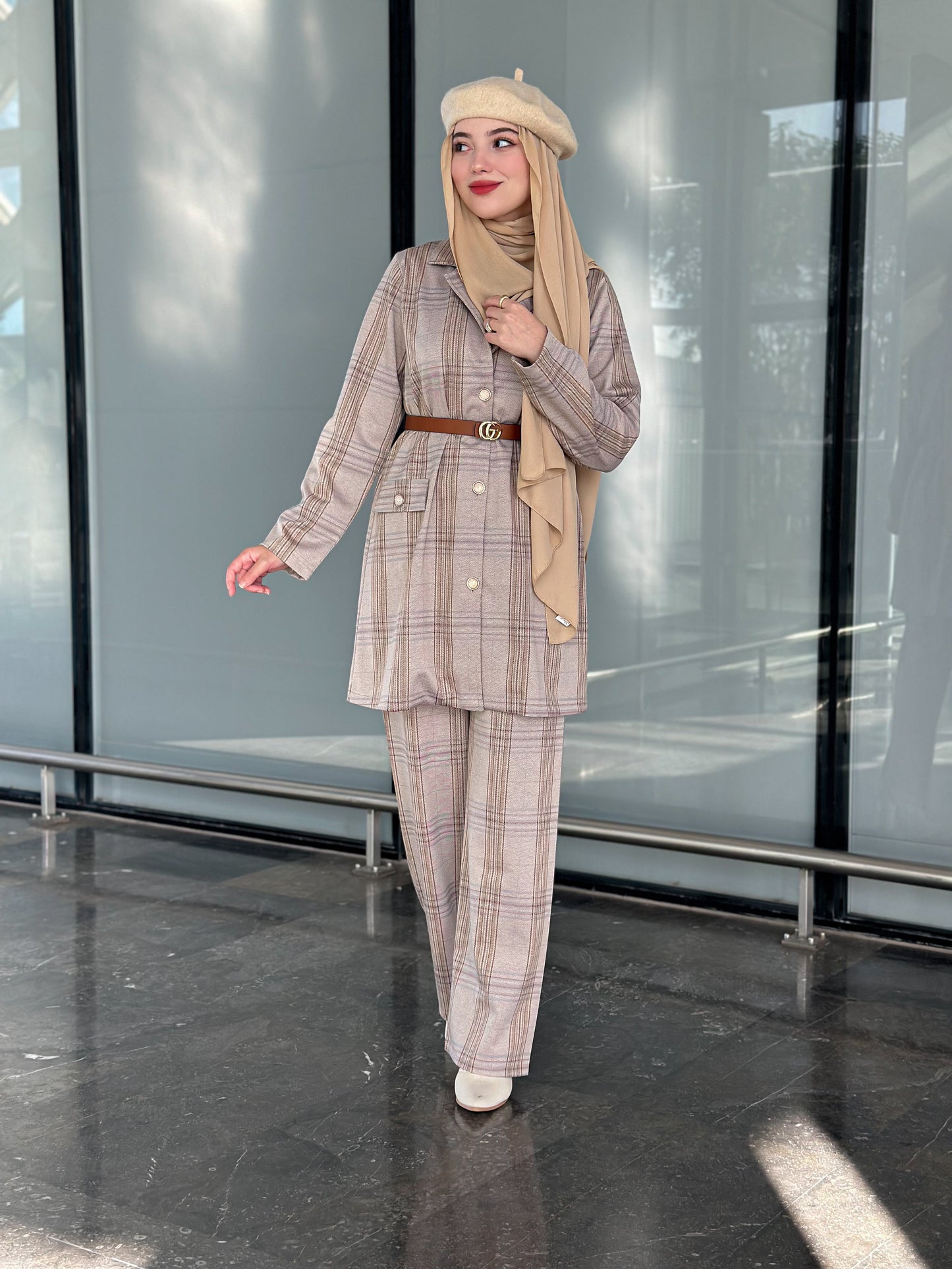 Ensemble Jinane avec ceinture