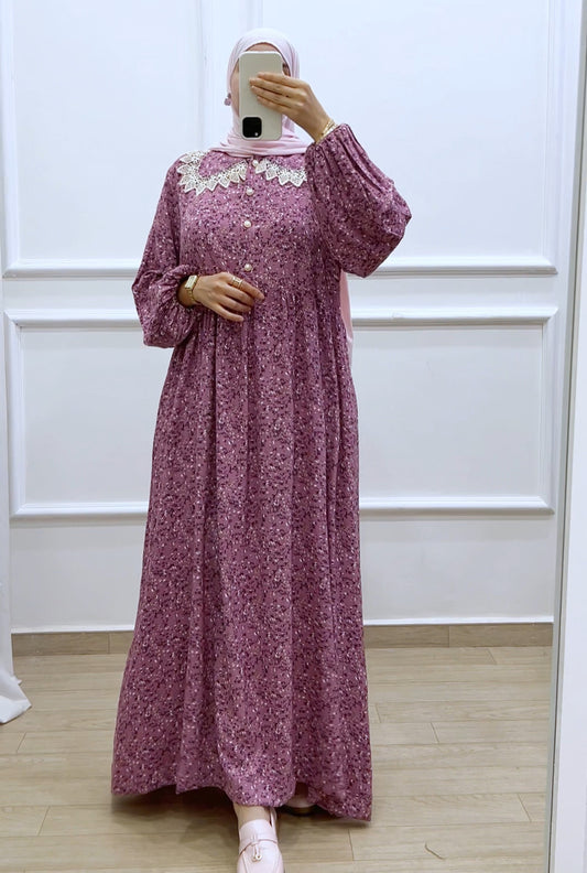 Robe Flower Pink