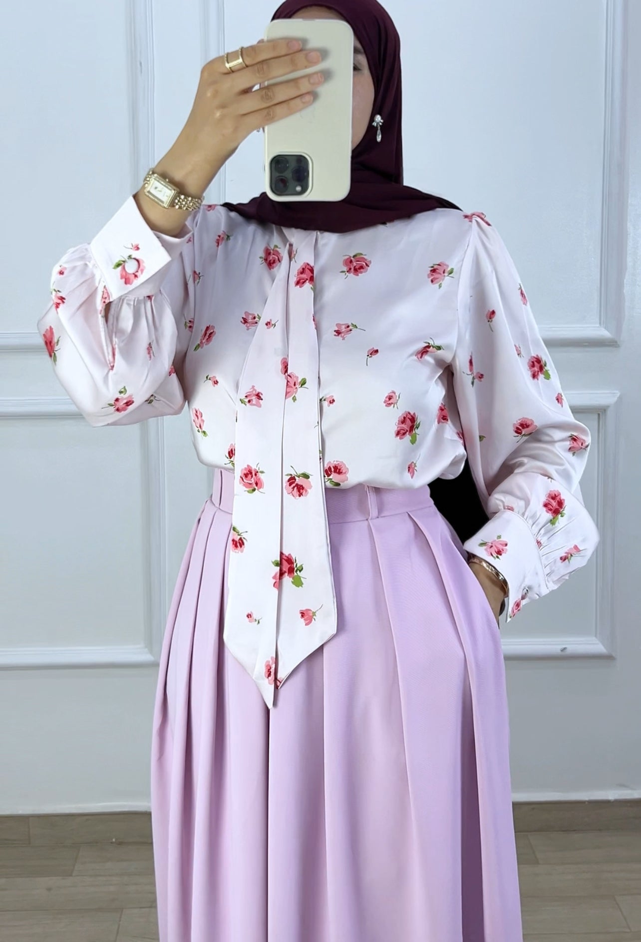 Ensemble Jupe + chemise barbie