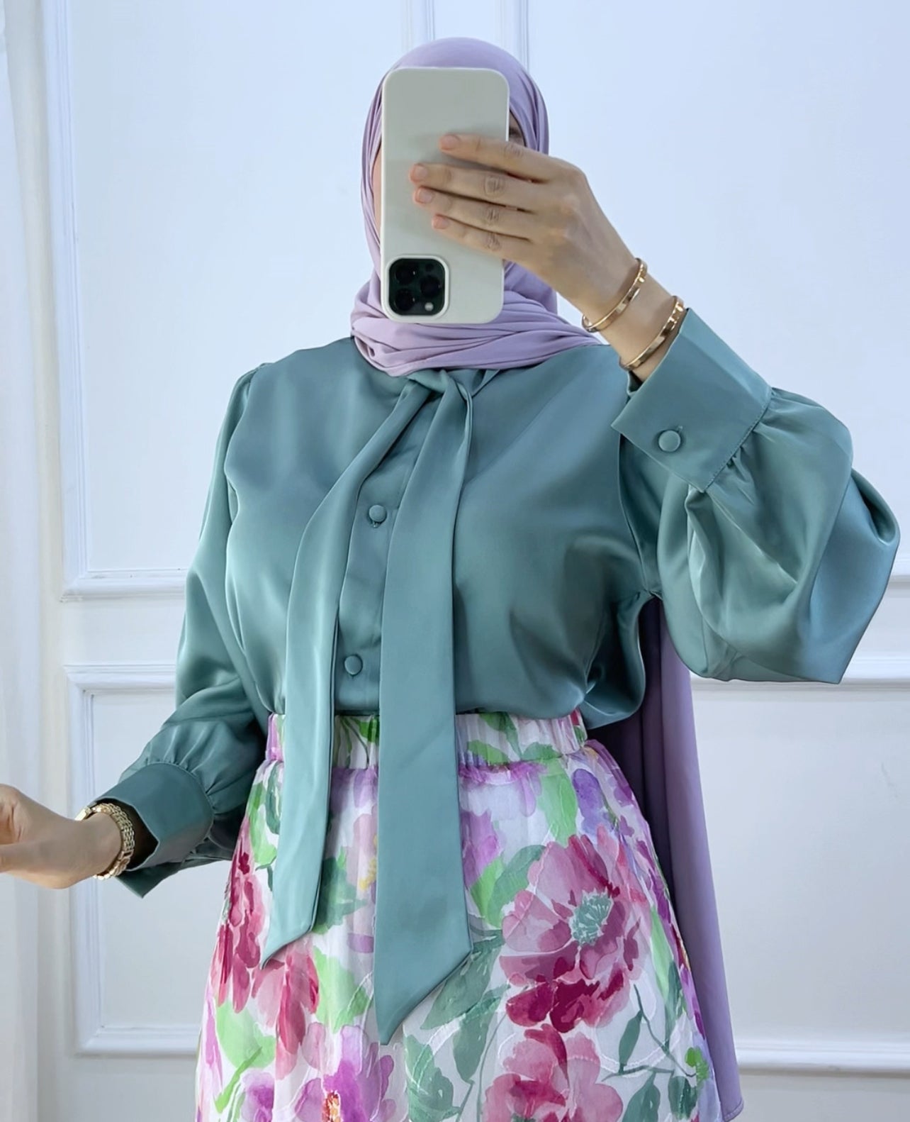Chemise louna turquoise