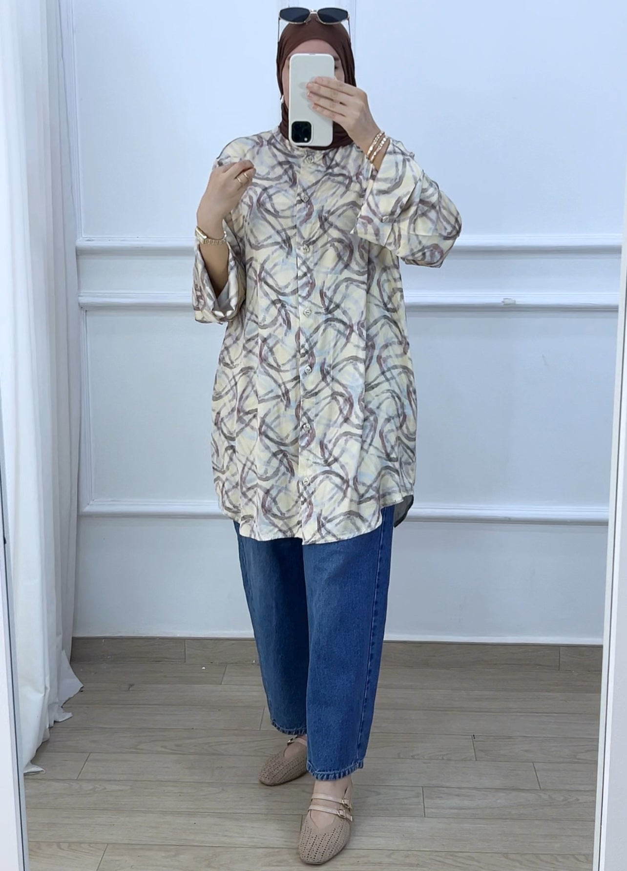 Chemise fayrouz Tencil jaune