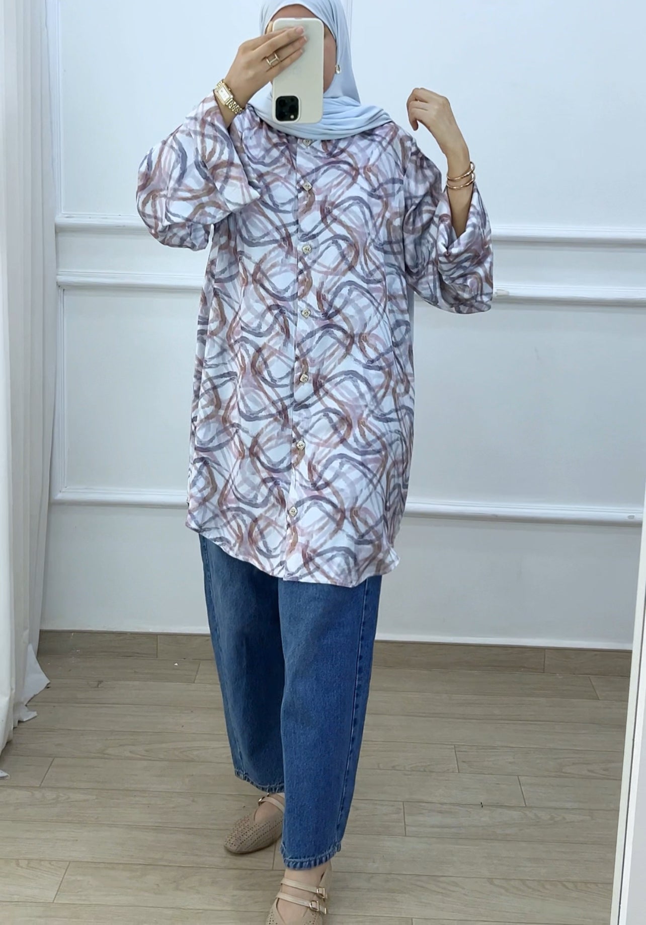 Chemise Fayrouz Tencil bleu