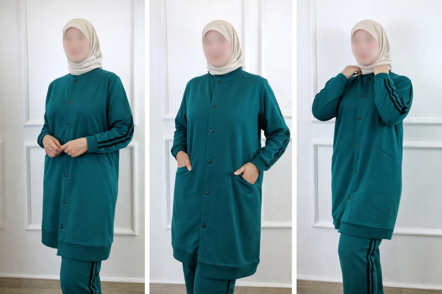 Ensemble Nayra turquois
