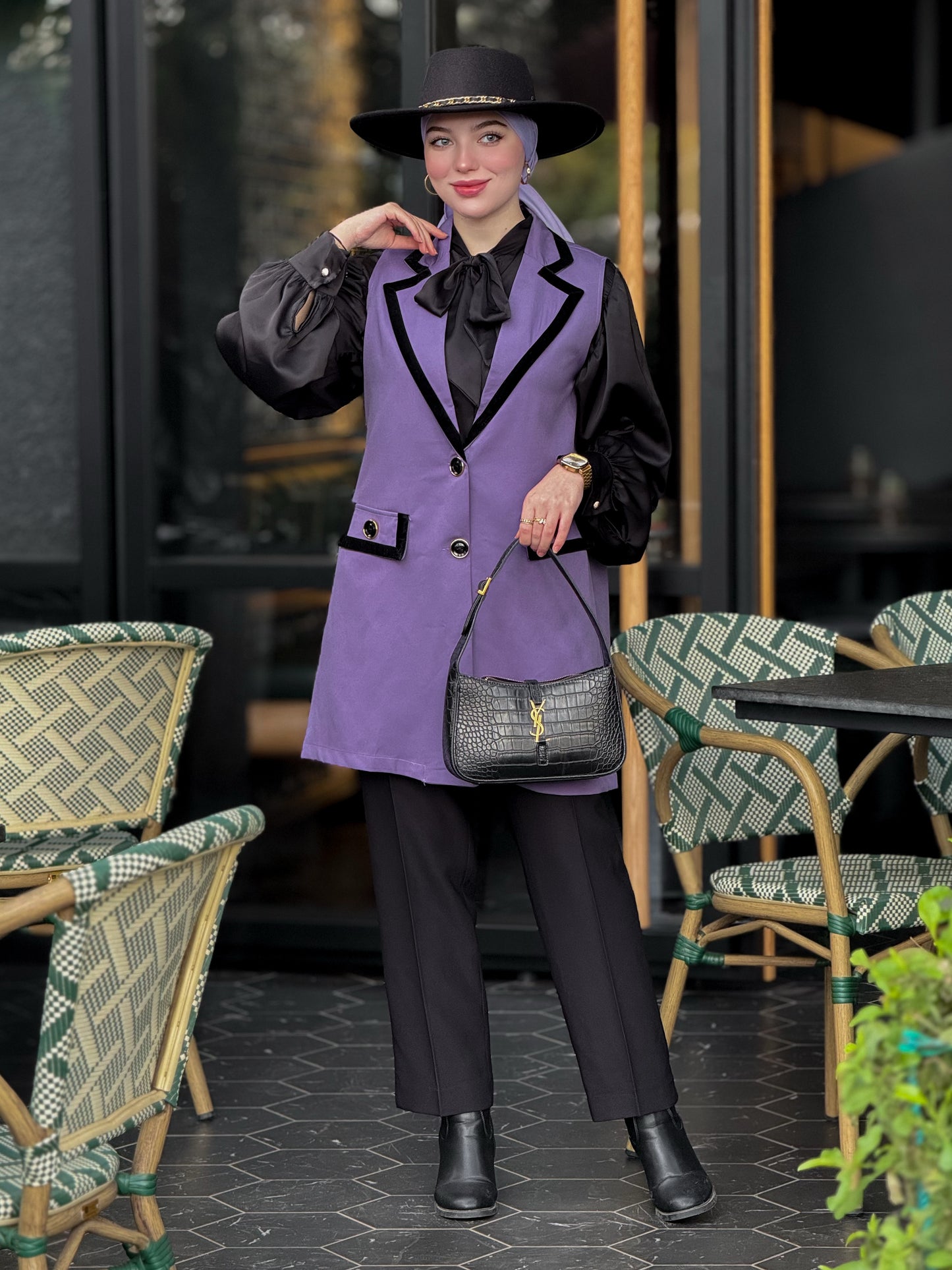 Ensemble gilet et chemise