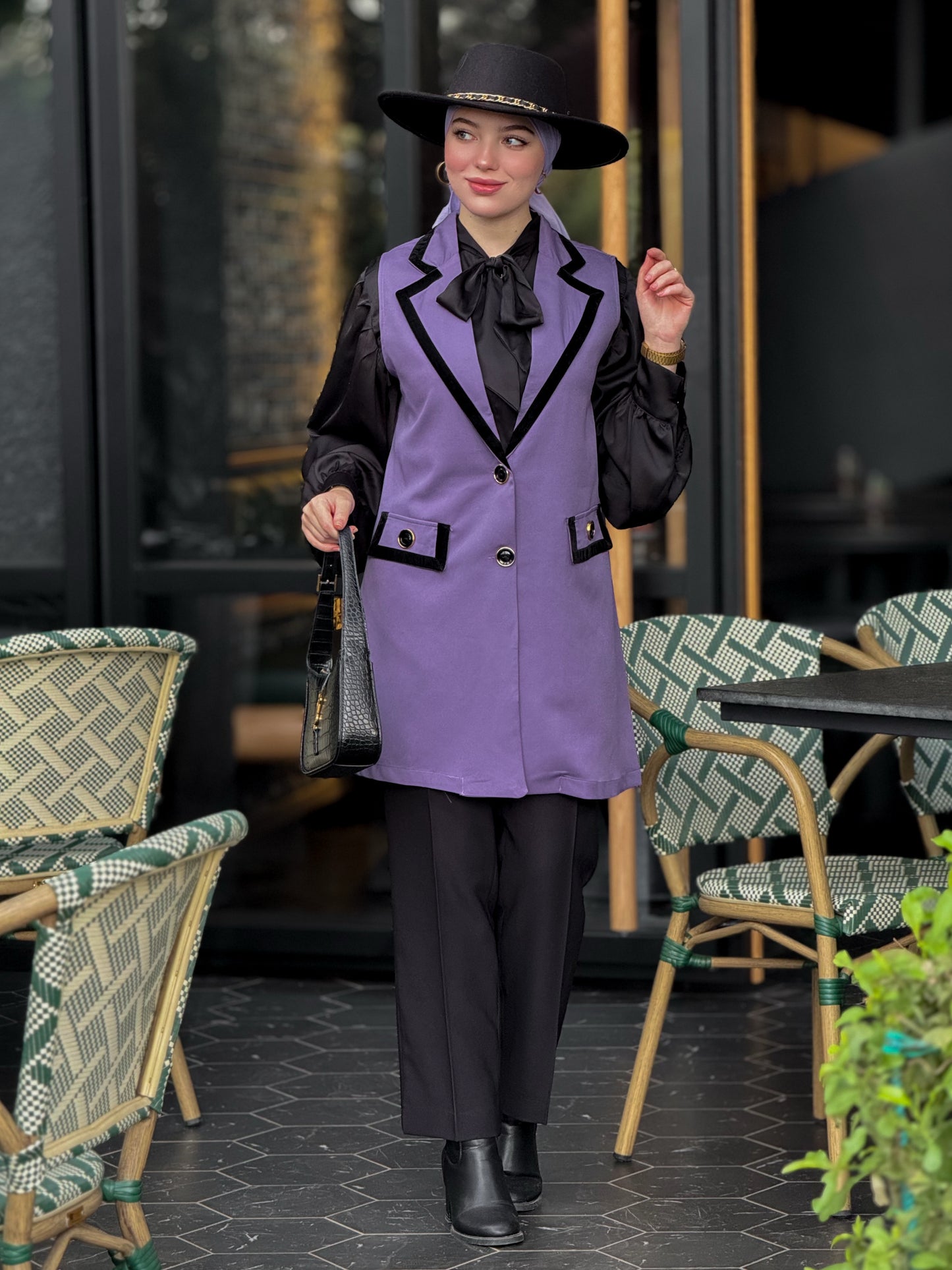 Ensemble gilet et chemise
