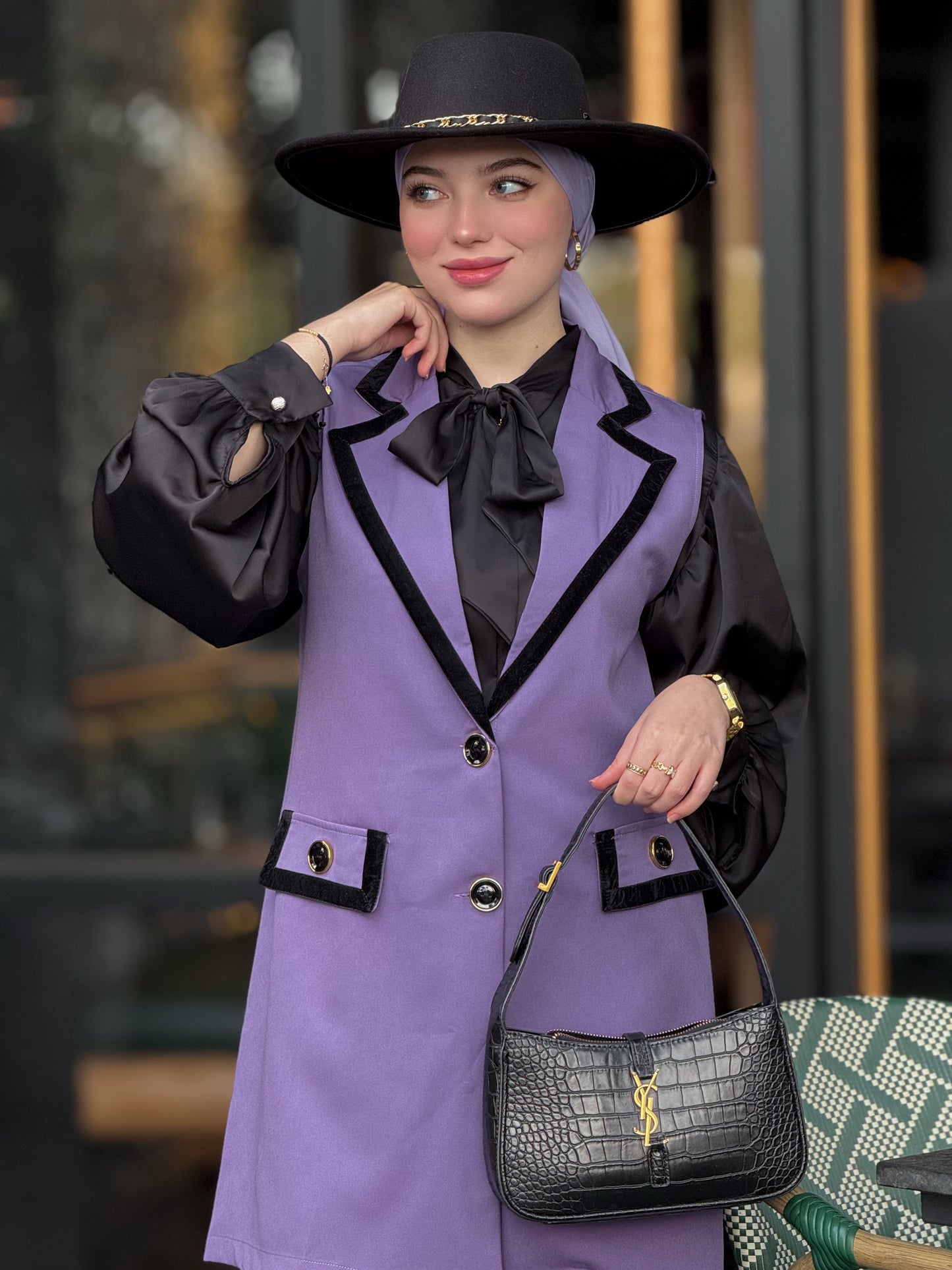 Ensemble gilet et chemise