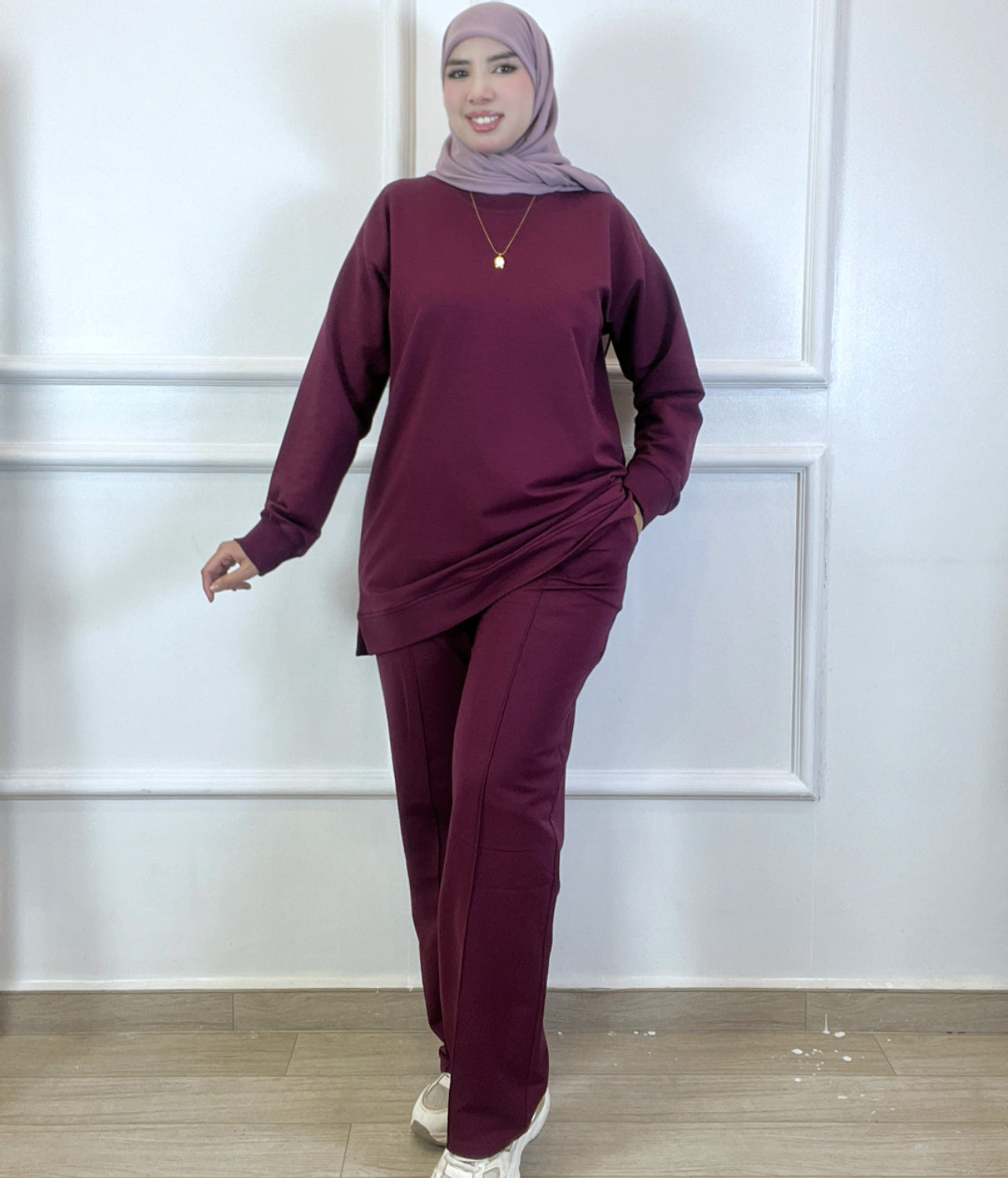 Jogging Aline Burgundy