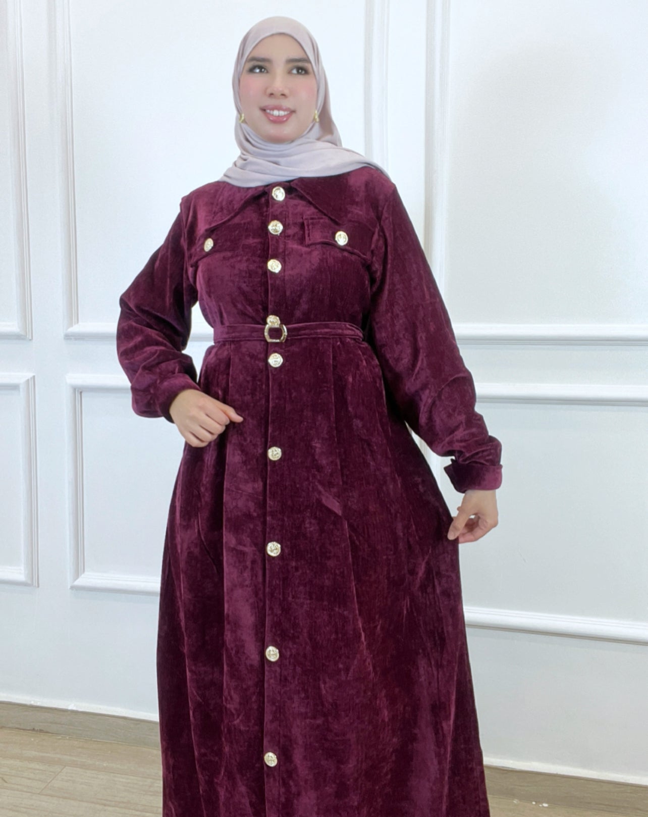 Robe Snow Burgendy