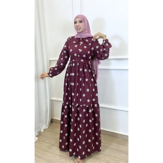 Robe RAZAN bordeau