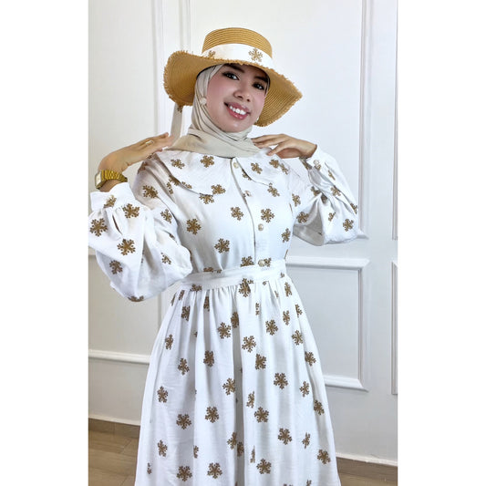 Robe RAZAN  blanche