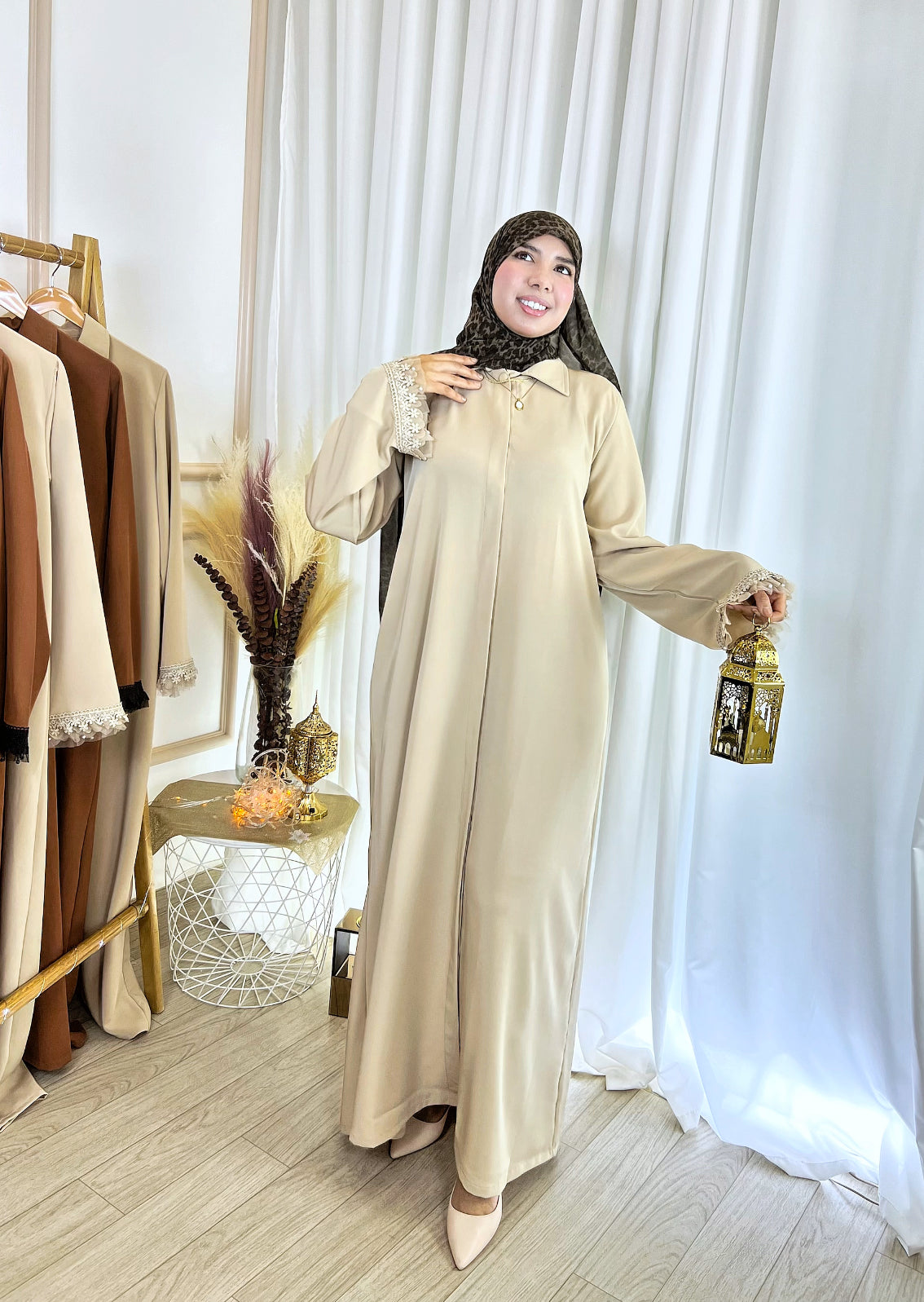 Abaya Misk avec châle