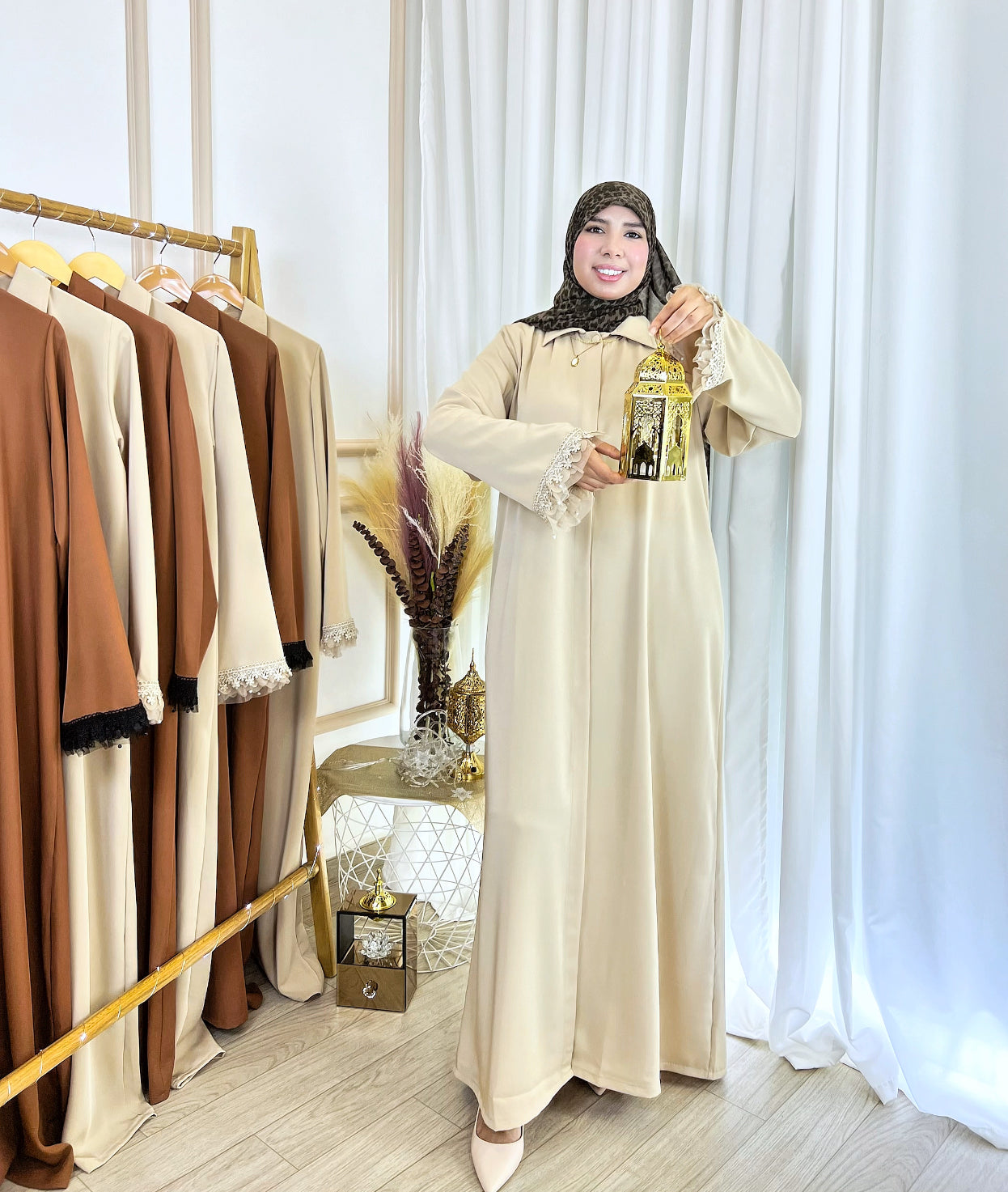 Abaya Misk avec châle