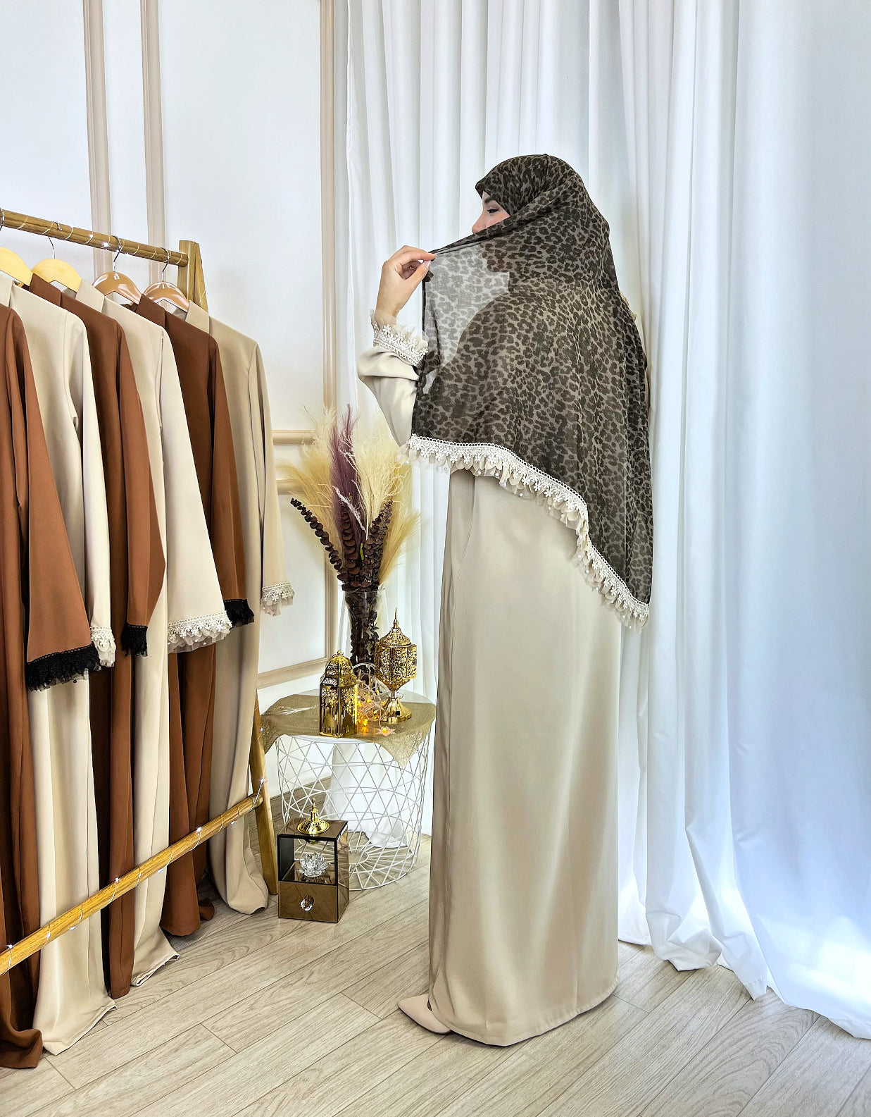 Abaya Misk avec châle