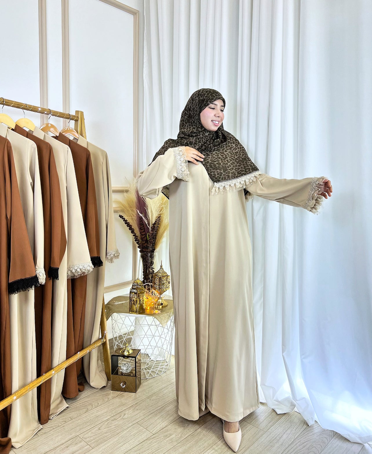 Abaya Misk avec châle