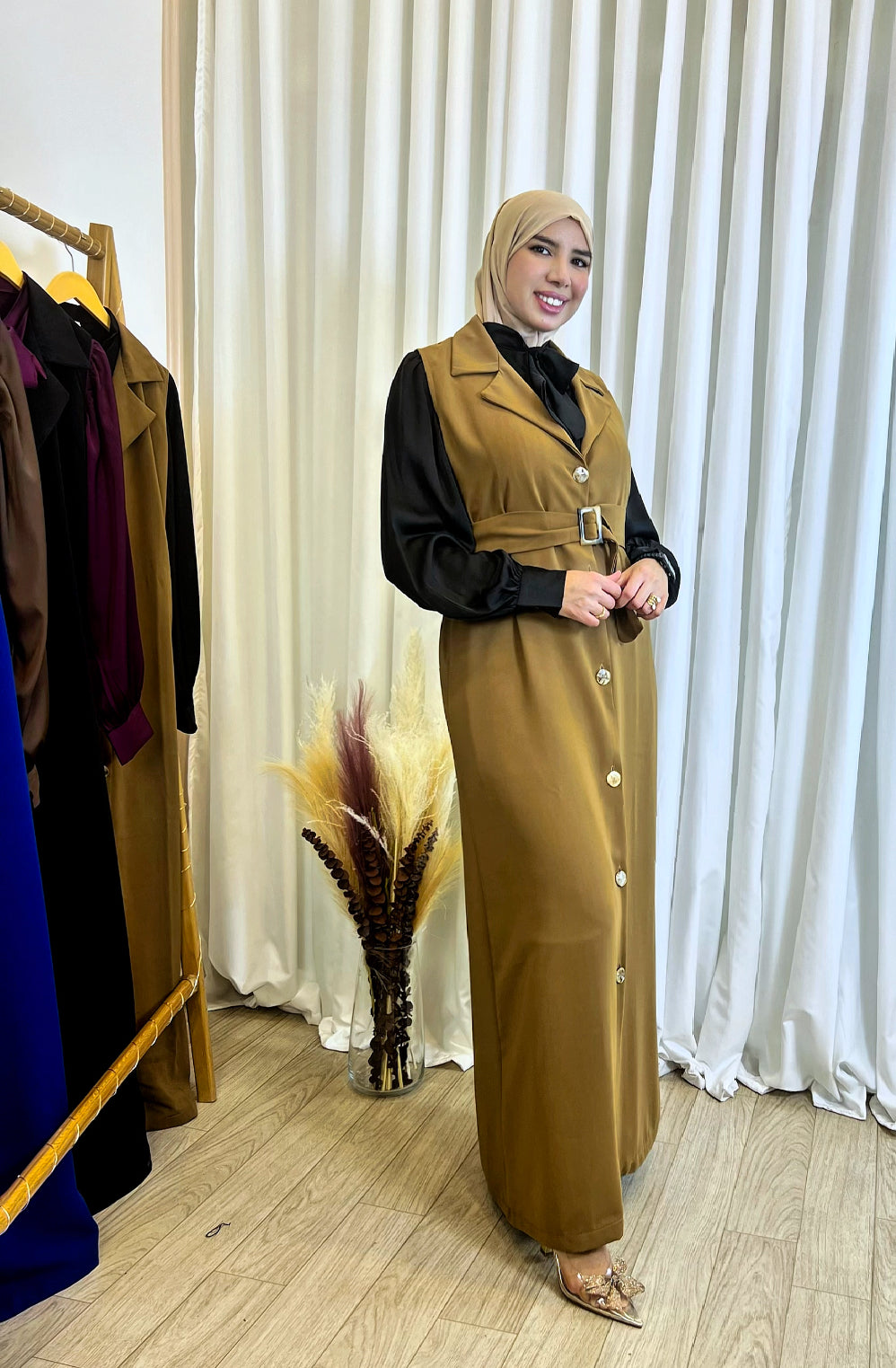 Robe Amira Camel