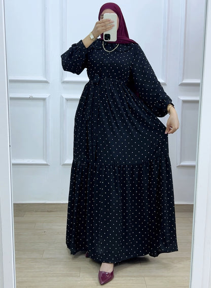 Robe polka black
