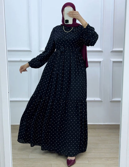 Robe polka black