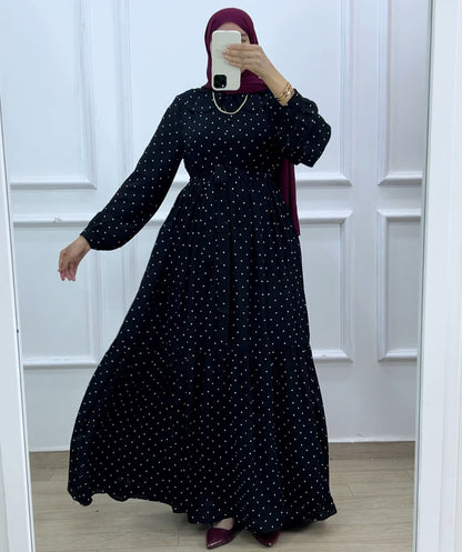 Robe polka black