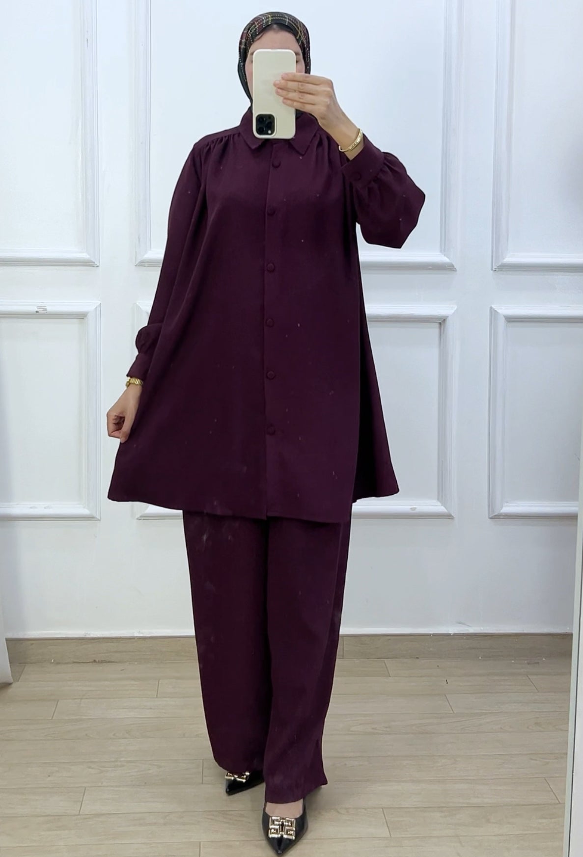 Ensemble  Nassma bordeau
