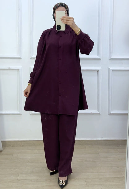 Ensemble  Nassma bordeau