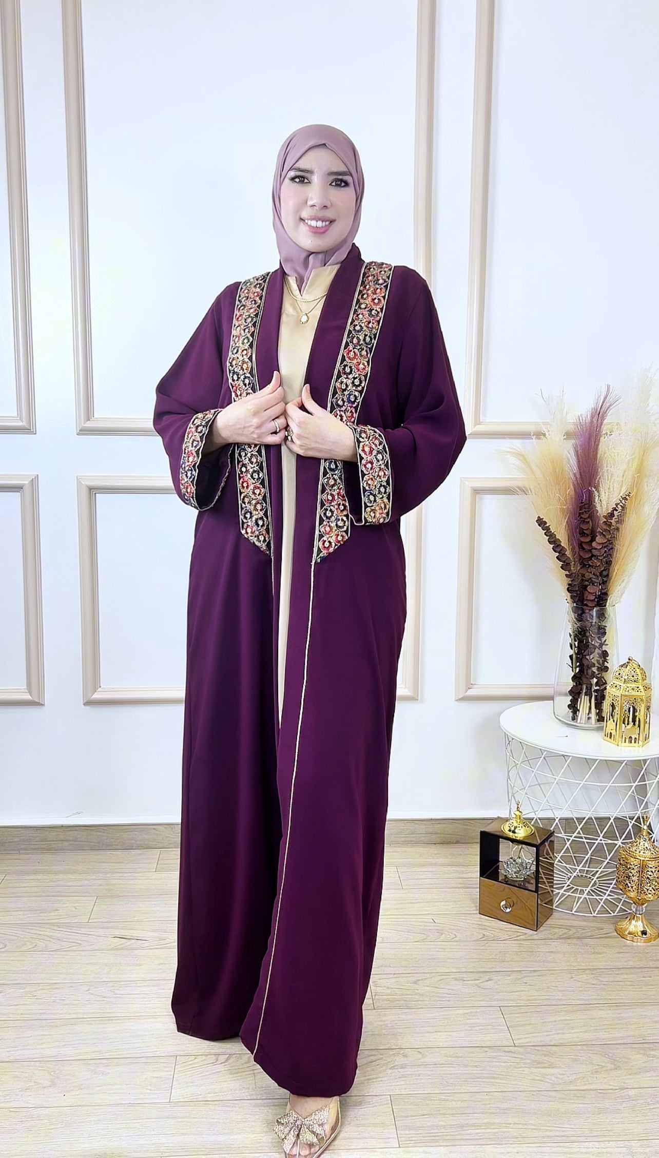 Abaya  chahrazad 2 pièces
