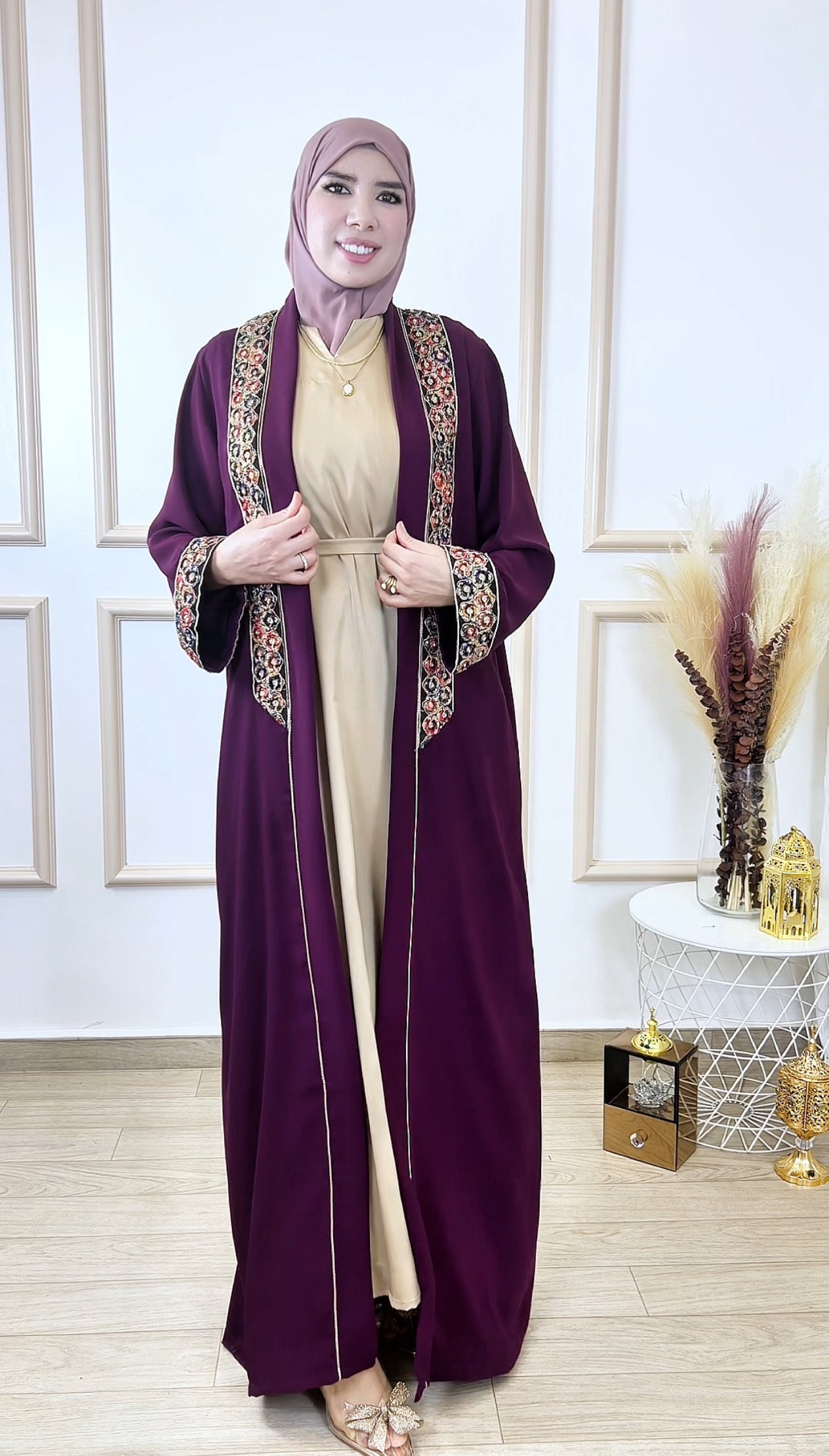 Abaya  chahrazad 2 pièces