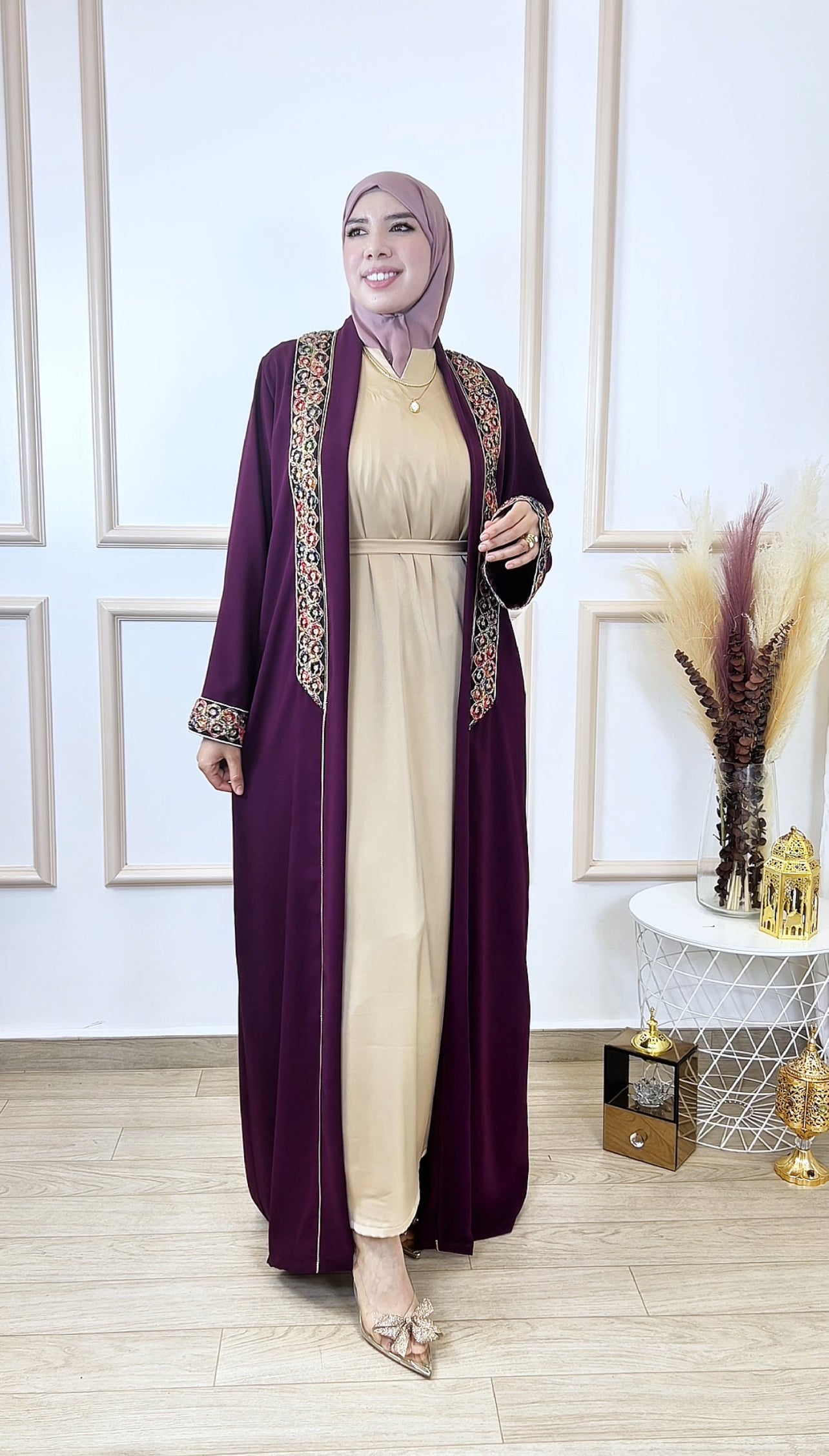 Abaya  chahrazad 2 pièces
