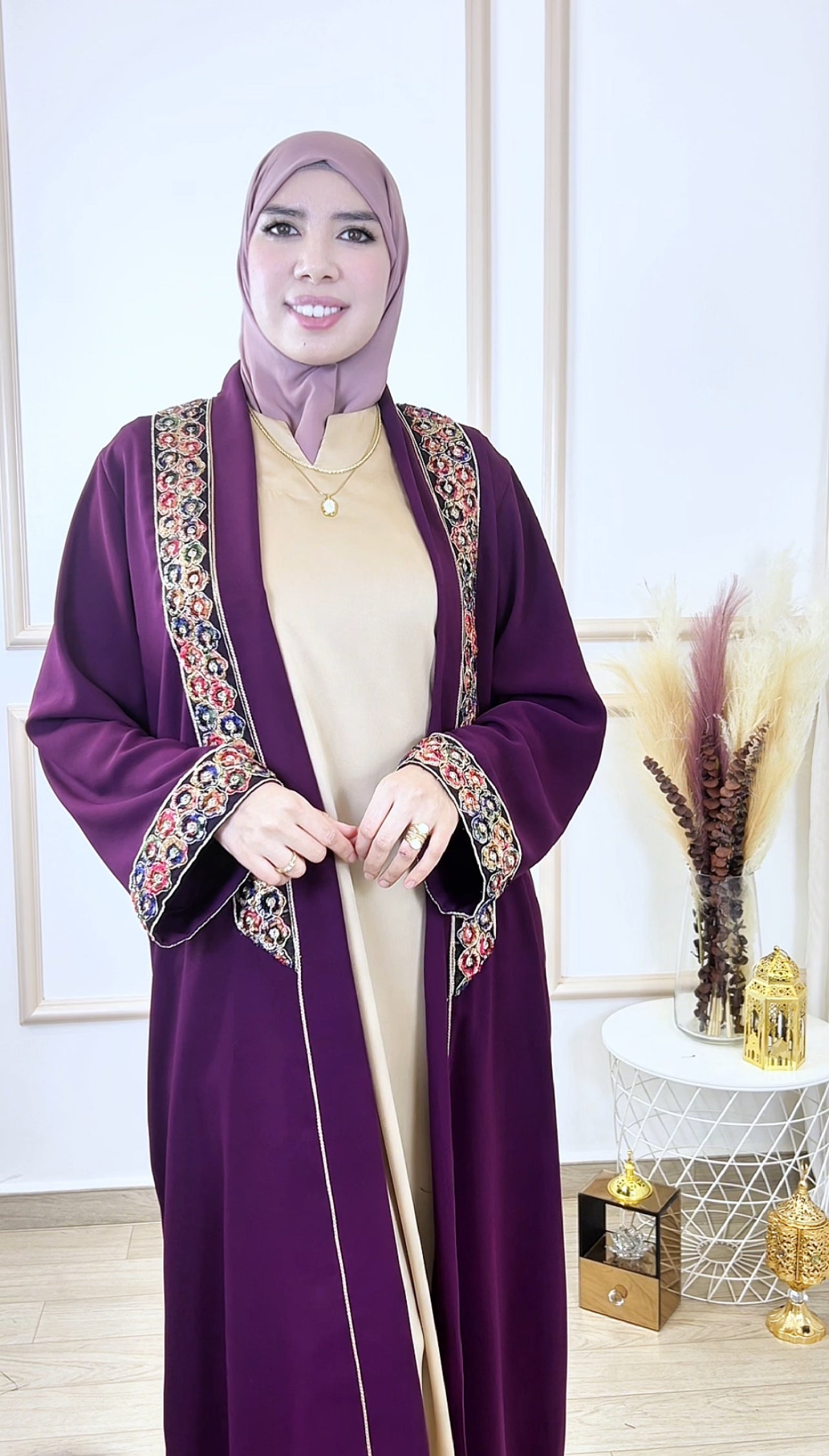Abaya  chahrazad 2 pièces