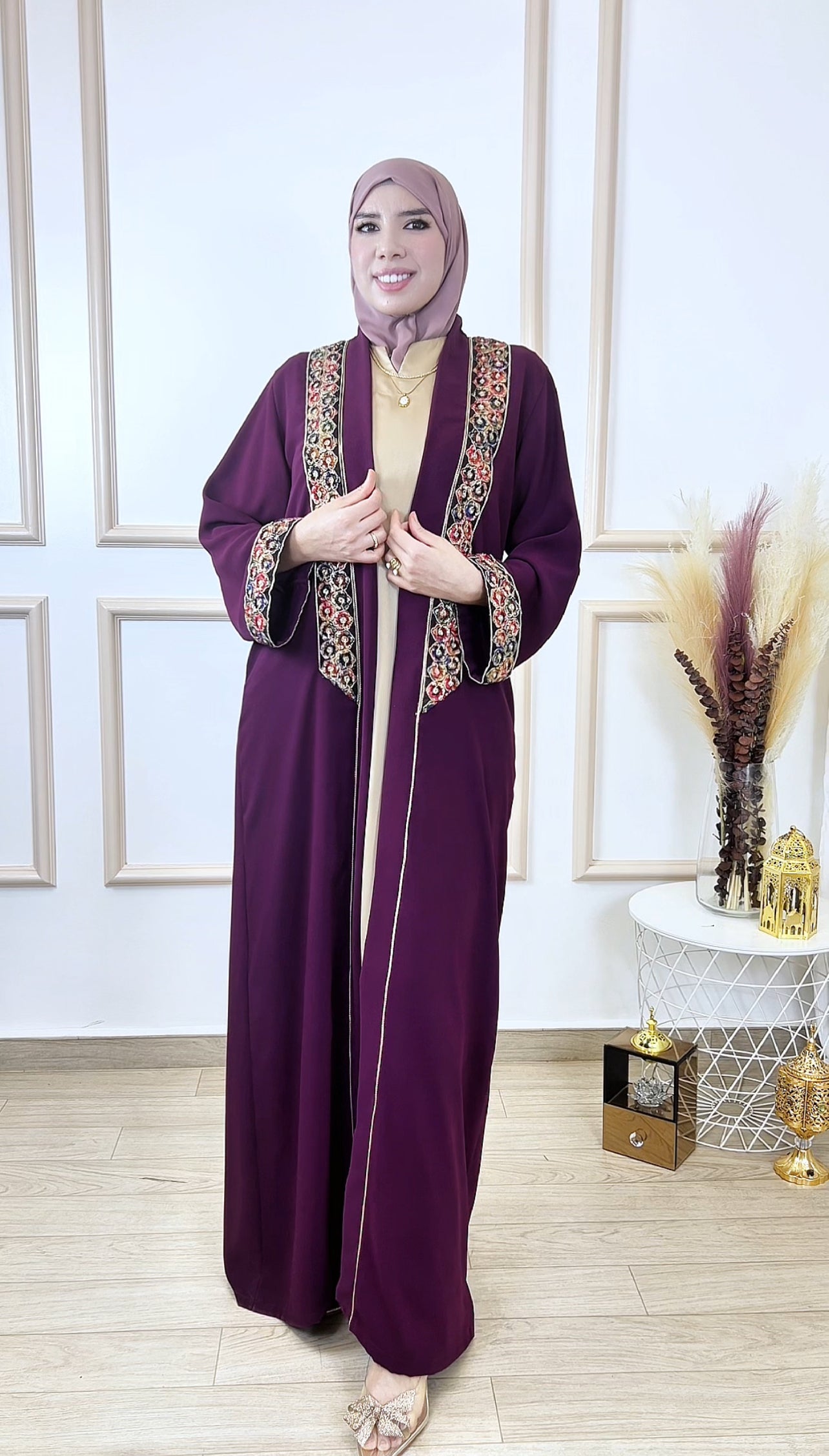 Abaya  chahrazad 2 pièces