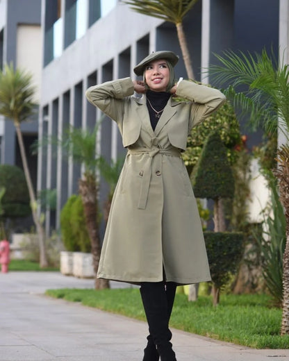 Trench vert olive