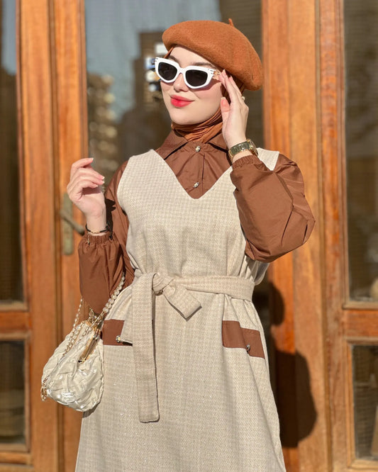Robe chems chocolat