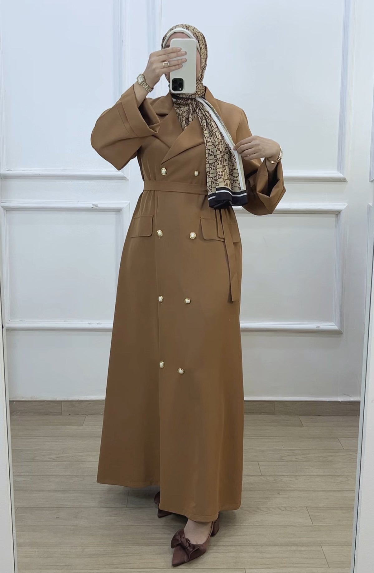 Robe Veste Layal caramel