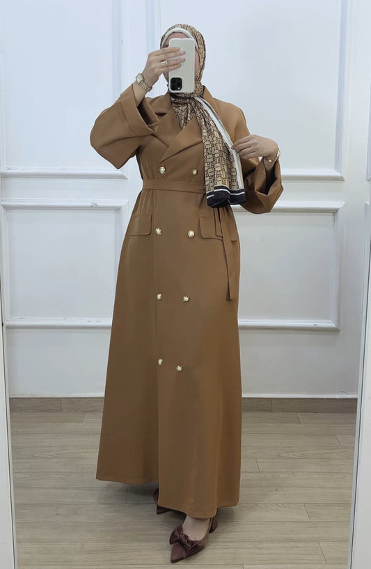 Robe Veste Layal caramel