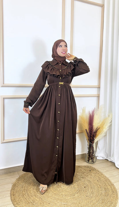 Robe  Layan Marron