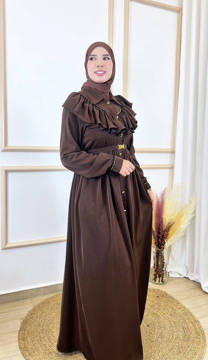 Robe  Layan Marron