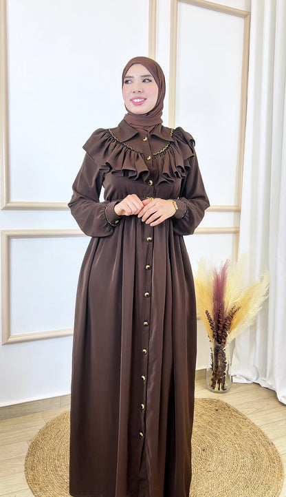 Robe  Layan Marron