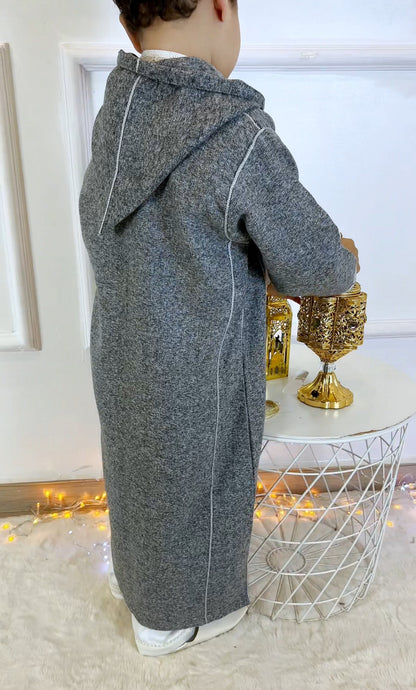 Jellaba 3 pieces gris