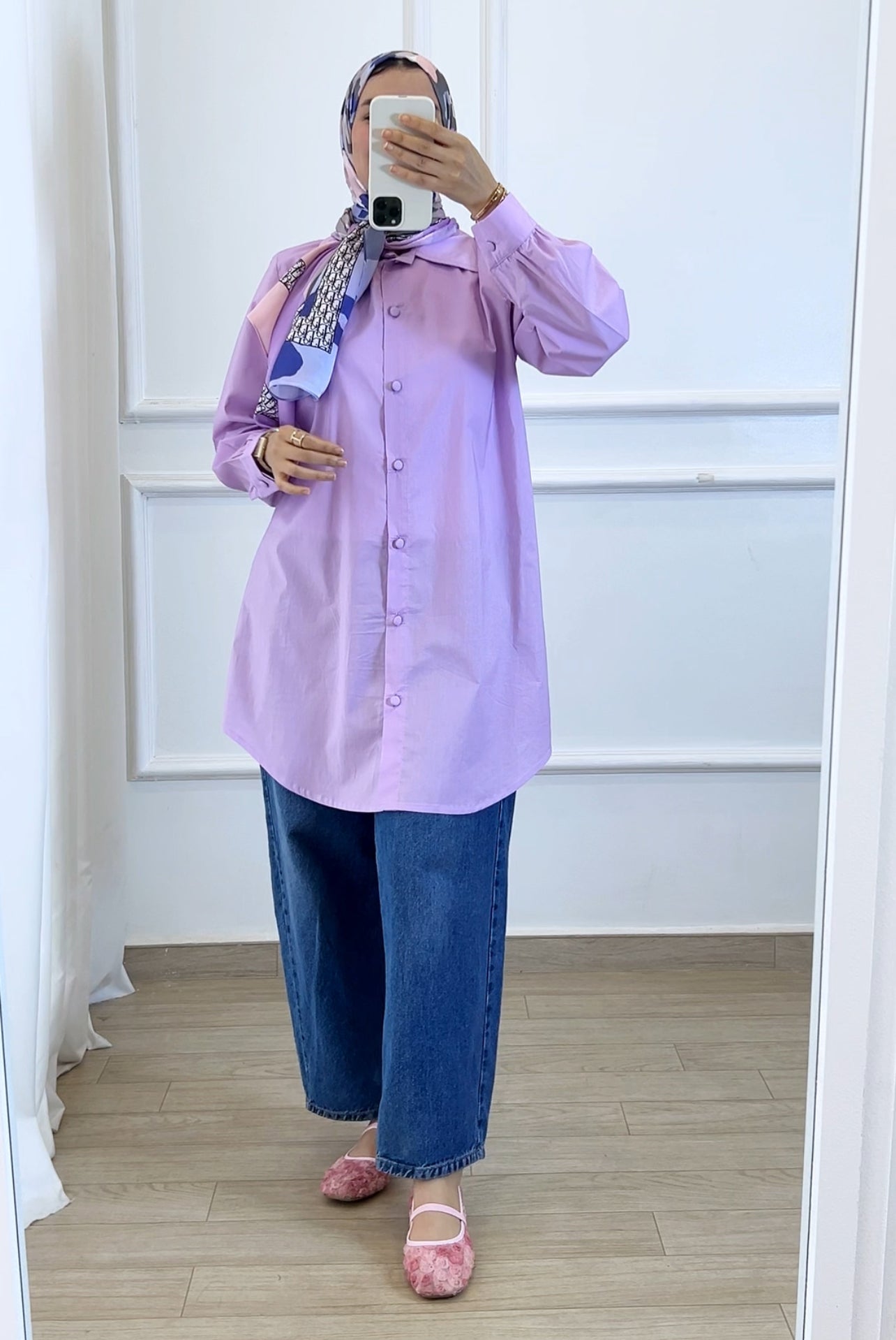 Chemise Lila Lavender