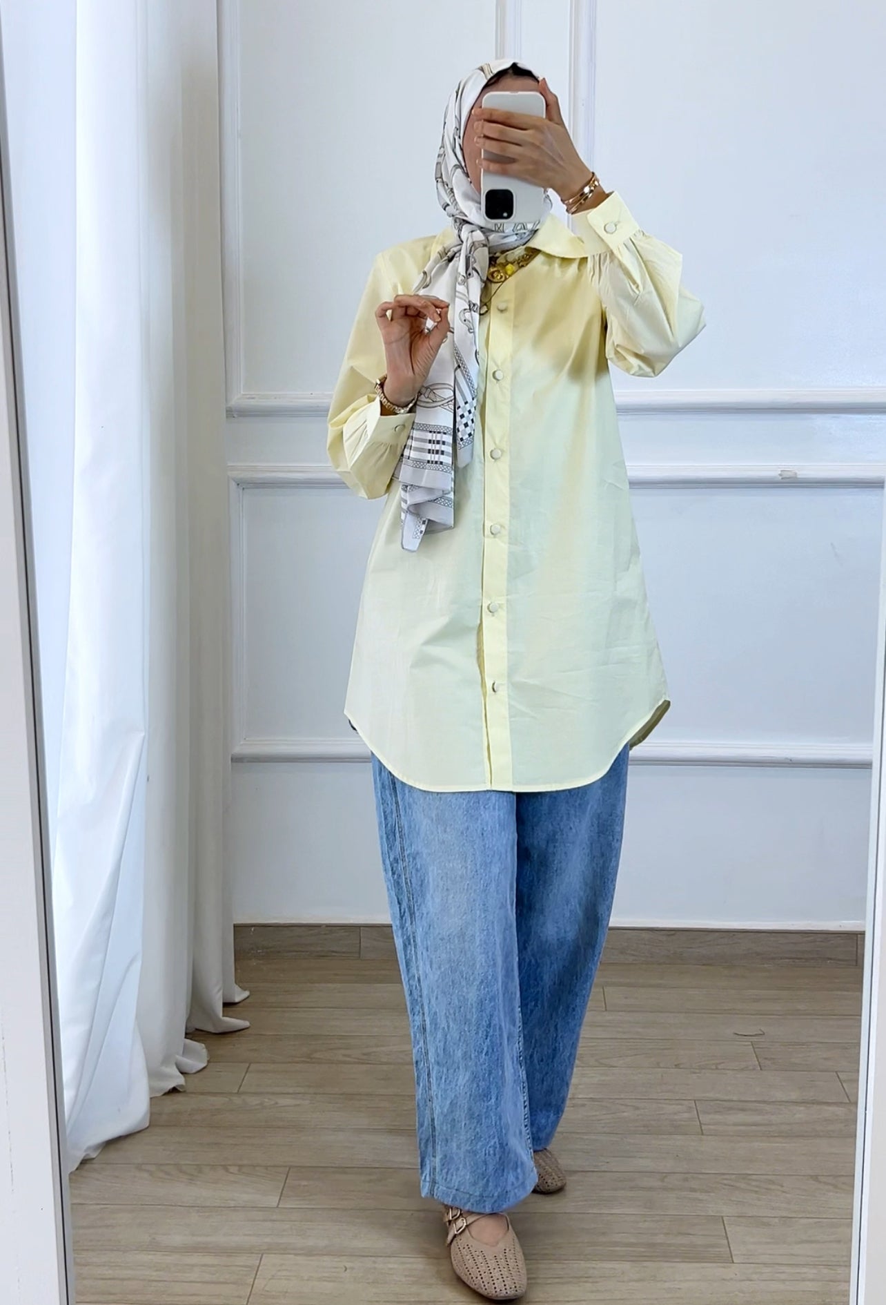 Chemise Lila jaune banane