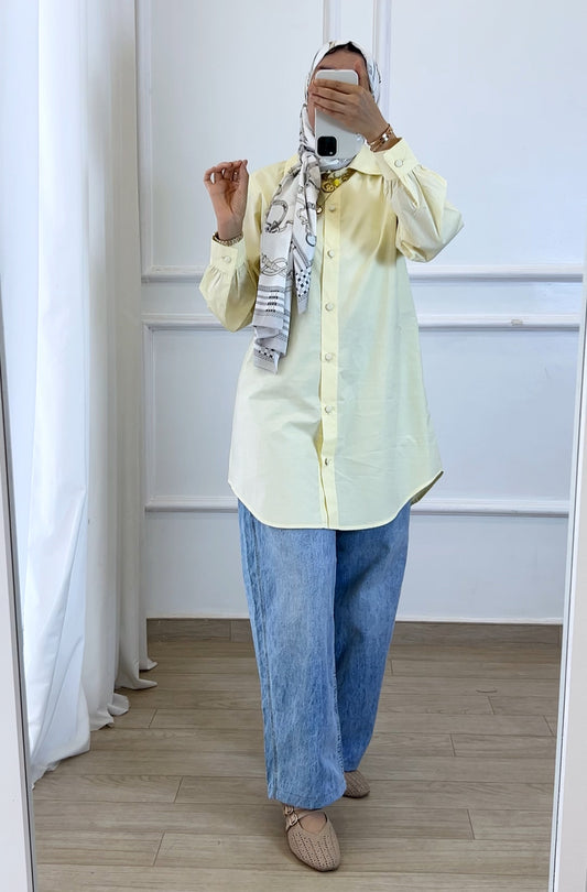 Chemise Lila jaune banane
