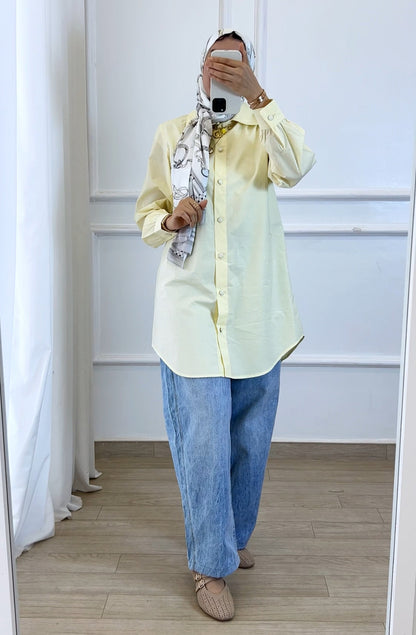Chemise Lila jaune banane