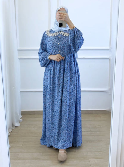 Robe  Flower blue