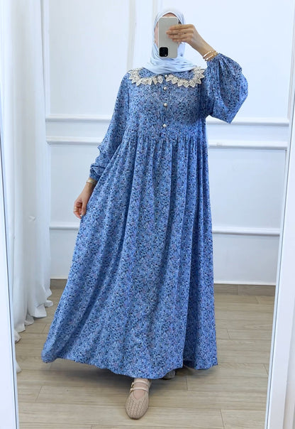 Robe  Flower blue