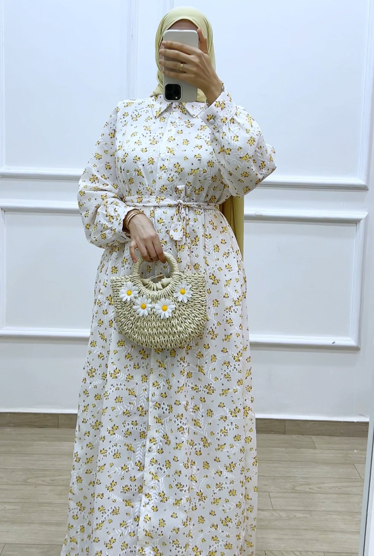 Robe Whiteflower - Yellow