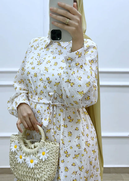 Robe Whiteflower - Yellow